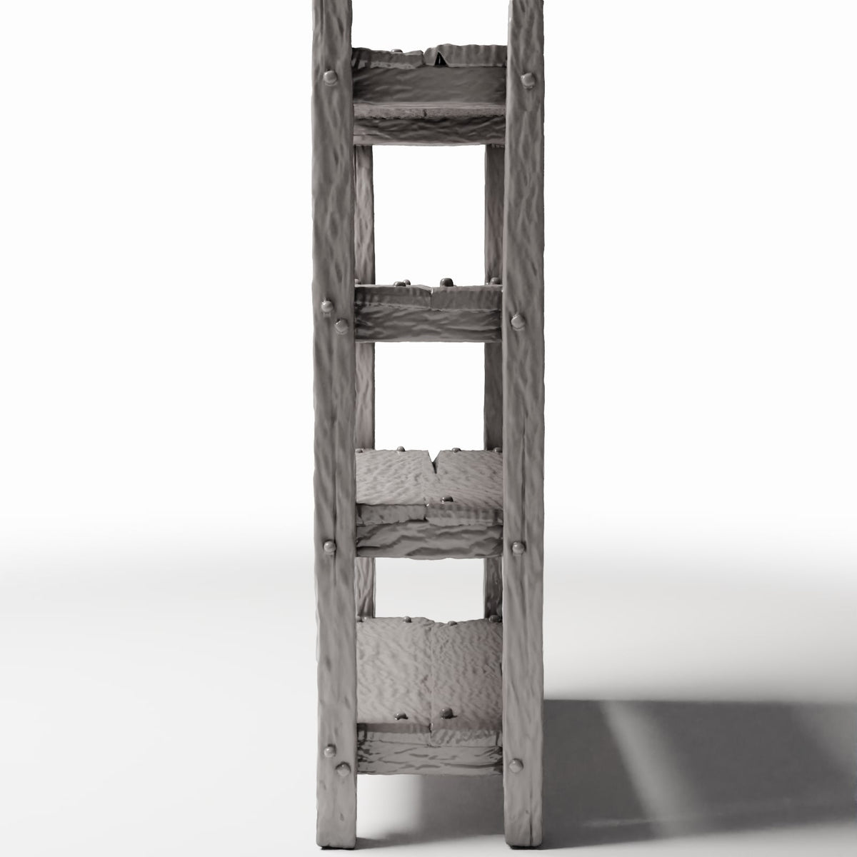 Foto de producto de diorama y modelismo 2: Mobiliario para diorama: estantería rústica miniatura tipo escalera (Ref. 1486D)