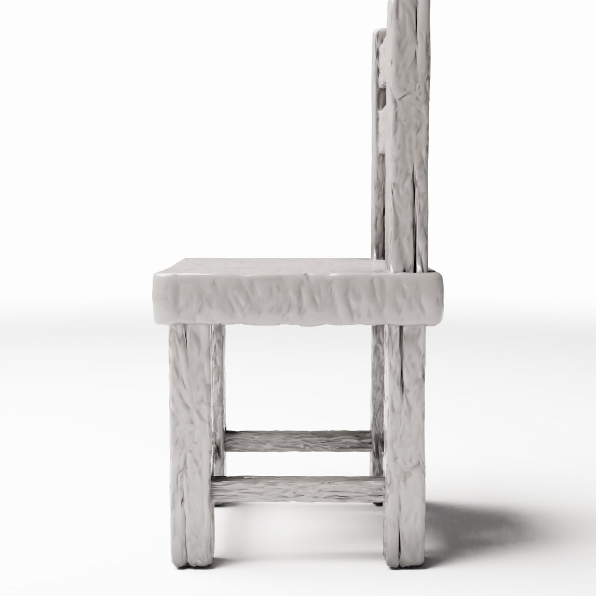 Foto de producto de diorama y modelismo 2: Mobiliario para dioramas: silla rústica de madera en miniatura (Ref. 1492D)