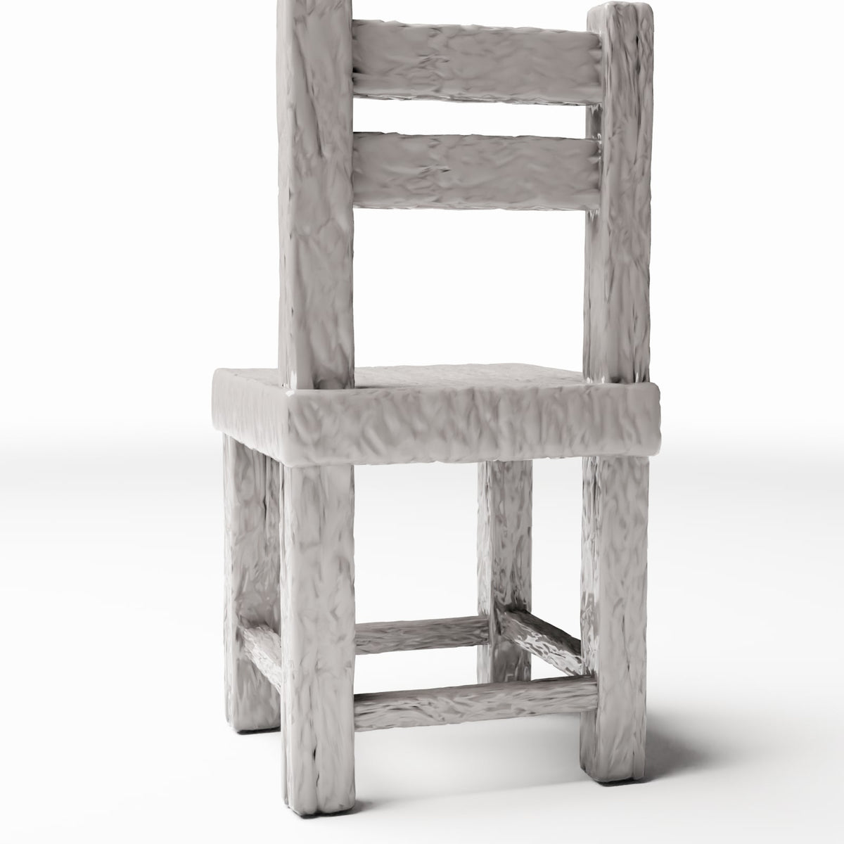 Foto de producto de diorama y modelismo 3: Mobiliario para dioramas: silla rústica de madera en miniatura (Ref. 1492D)