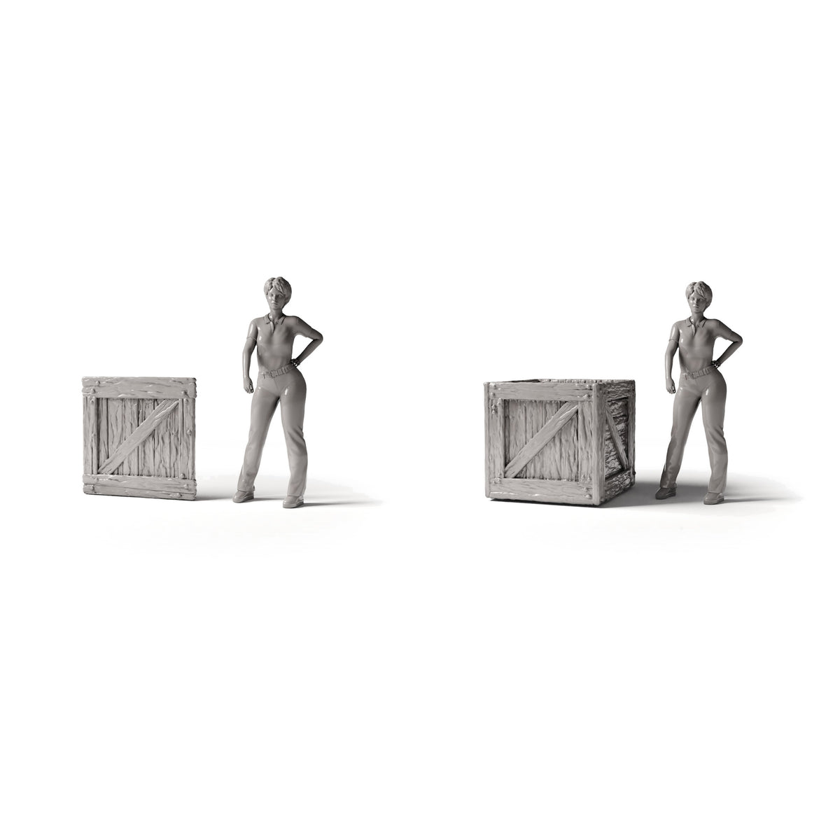 Foto de producto de diorama y modelismo 1: Almacenamiento para dioramas: caja de madera con tapa - caja miniatura (Ref. 1515D)