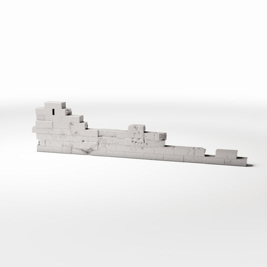 Foto de producto de diorama y modelismo 0: Diorama militar: muro de ladrillo dañado como fortificación de campaña (Ref. 1632D)