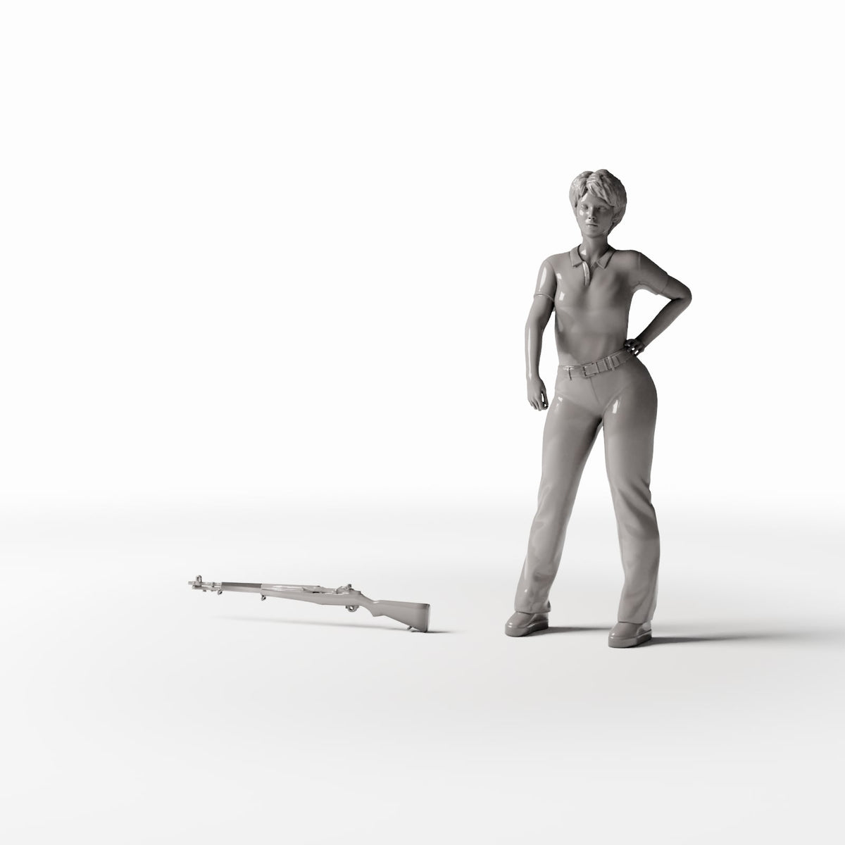 Diorama Modellbau Produktfoto 1: Diorama Militär: M1-Garand-Gewehr (Ref. 1693D)