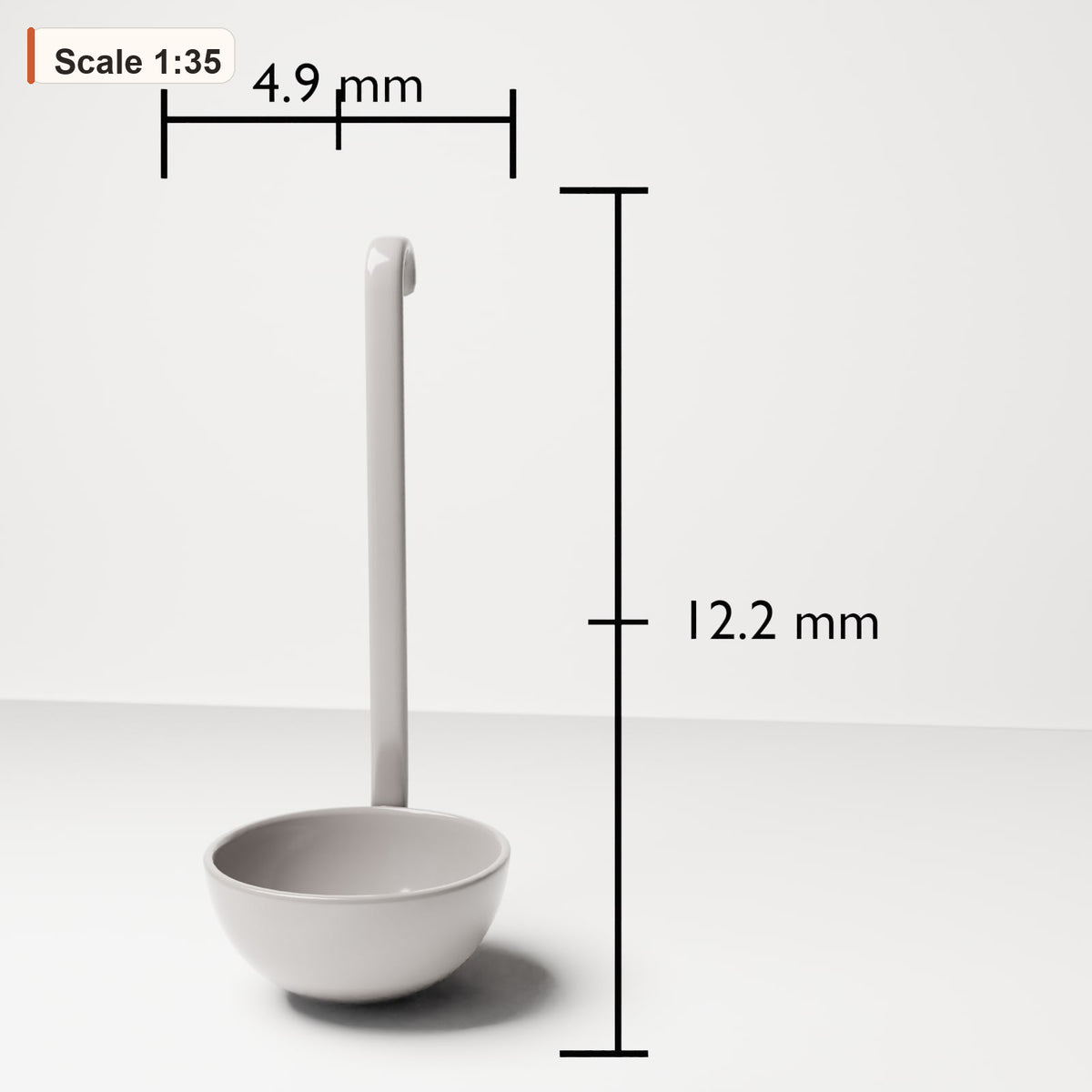 MyPortal 170 1: Cocina y mesa de diorama: cucharón con gancho (Ref. 170D)
