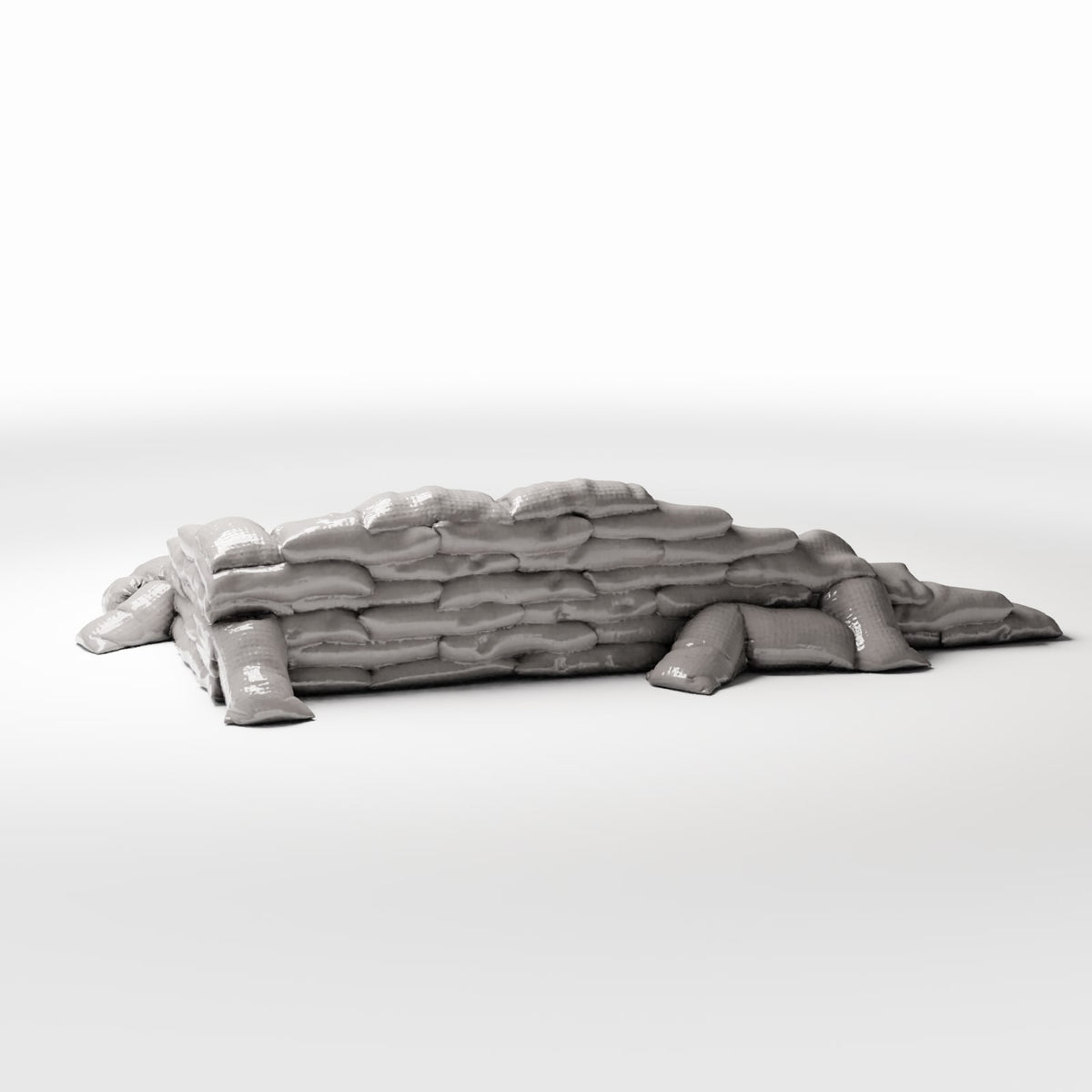Diorama Modellbau Produktfoto 3: Diorama Militär: Sandsackstellung als Verteidigungsstellung (Ref. 1793D)
