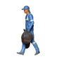 Produktfoto Diorama und Modellbau Miniatur Figur: Müllabfuhr Team - Müllmann mit Müllsack 2