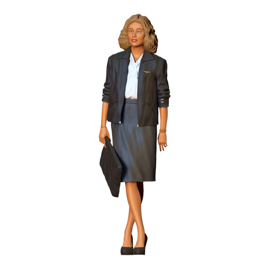 Produktfoto Diorama und Modellbau Miniatur Figur: Attraktive Frau - Ausbilderin mit Mappe