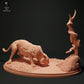 Produktfoto Tier Figur Diorama, Modellbau: 0: Dschungel Tier Figuren: Burmesische Python und Bengalischer Tiger (Ref 01_01_45)
