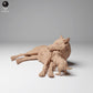 Produktfoto Tier Figur Diorama, Modellbau: 0: Wildtier Figur: Mongolischer Wolf mit Jungtier (Ref 24_12_07)