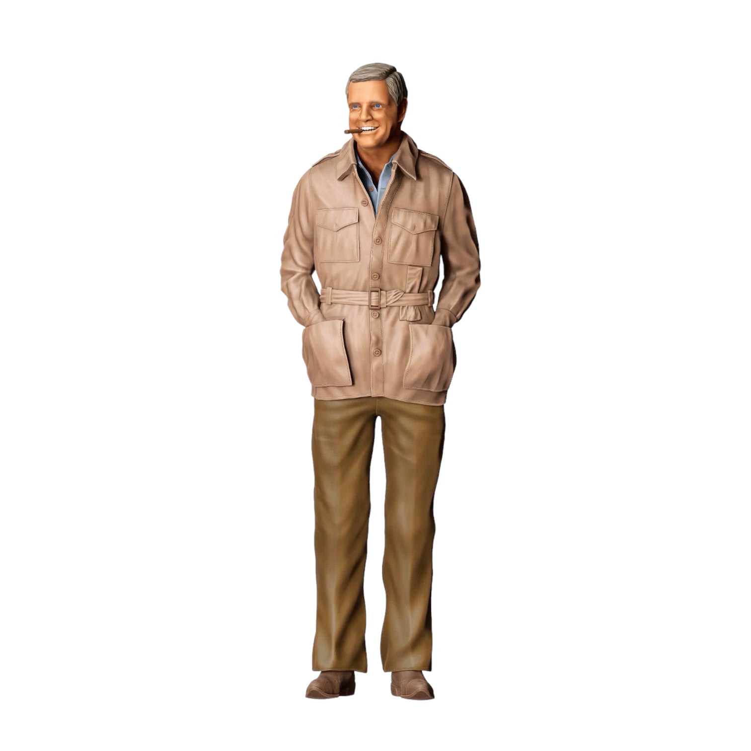 Foto del producto Diorama y modelismo figura en miniatura: Héroes cotidianos: Hombre con chaqueta de cuero