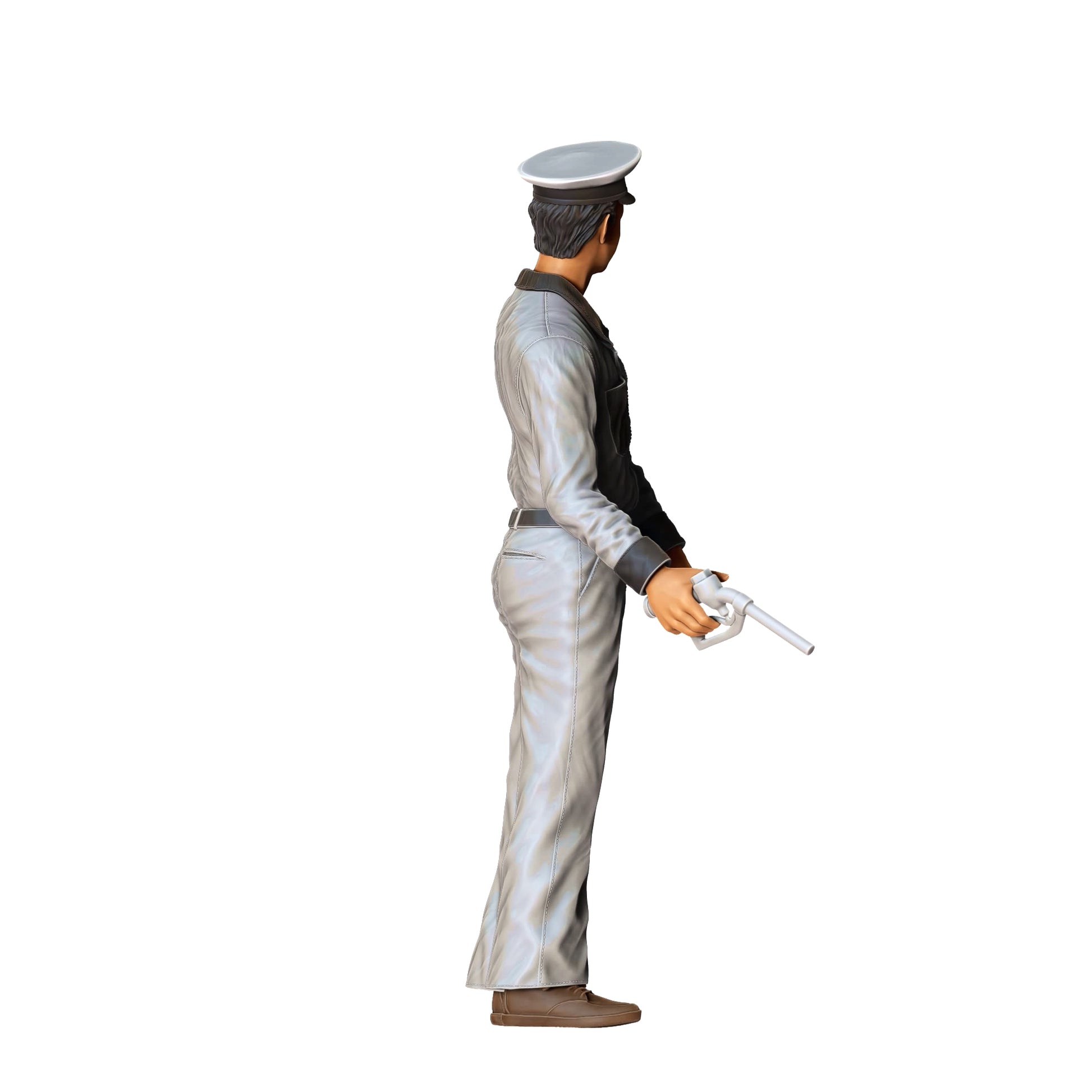Foto del producto Diorama y modelismo figura en miniatura: Gasolinera - Hombre en la bomba, vintage