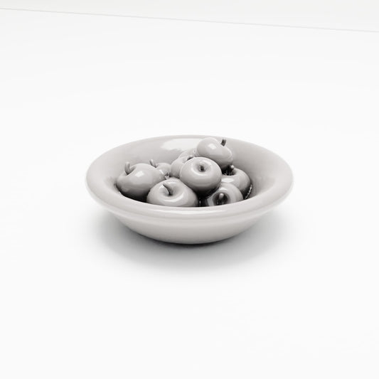 MyPortal 204 0: Diorama Cocina y Mesa: frutero con manzanas (Ref. 204D)