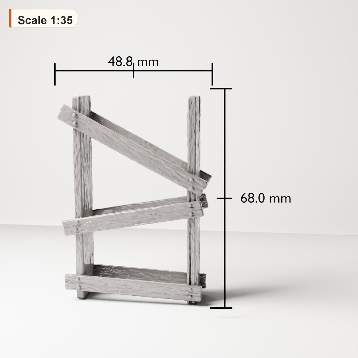 MyPortal 211 1: Muebles para diorama: Estantería de cerámica rústica (Ref. 211D)