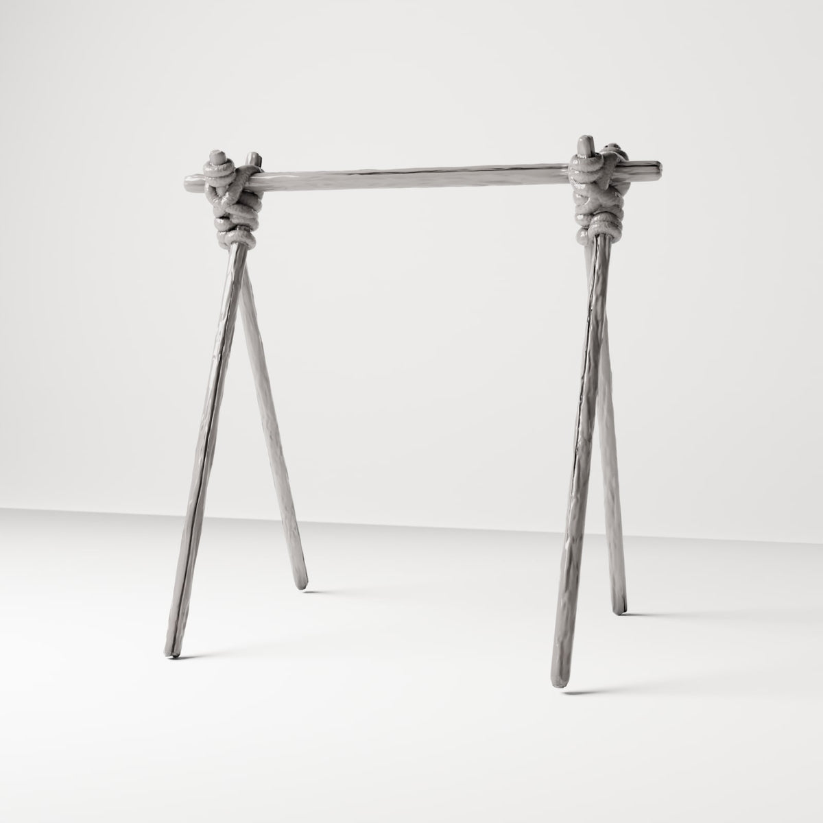 Diorama Modellbau Produktfoto 0: Diorama Werkzeuge & Handwerk: Leder-Trockengestell (Ref. 221D)