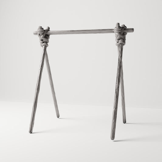 MyPortal 221 0: Herramientas y artesanía para dioramas: bastidor para secar cuero (Ref. 221D)