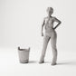 MyPortal 228 1: Diorama de almacén y mercado: cubo de madera rústico (Ref. 228D)
