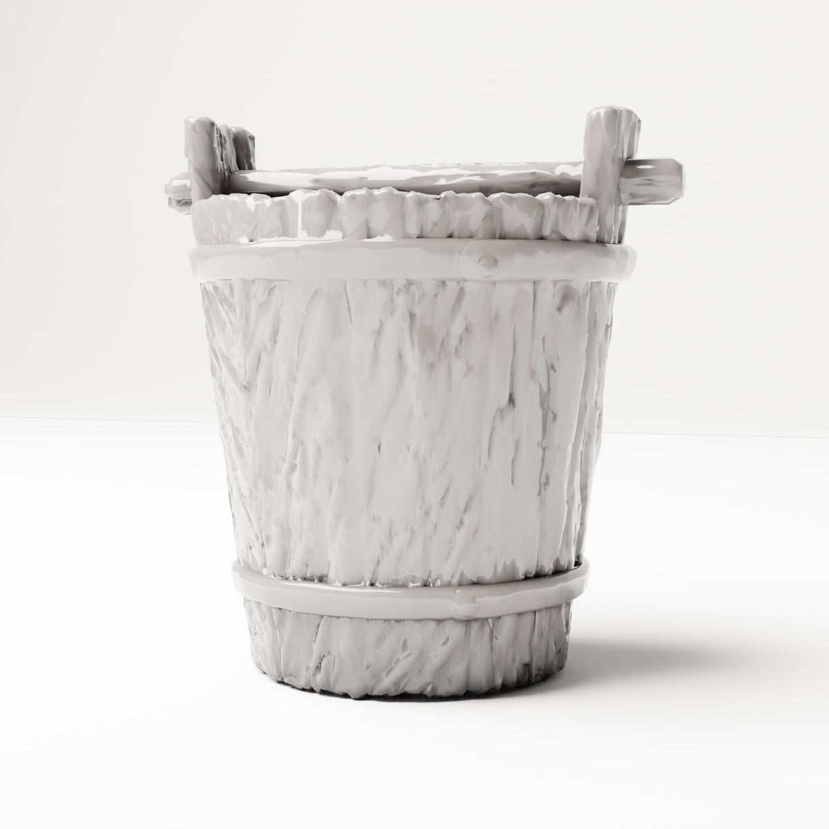 MyPortal 229 0: Terreno para diorama: Cubo de madera rústico con asa (Ref. 229D)