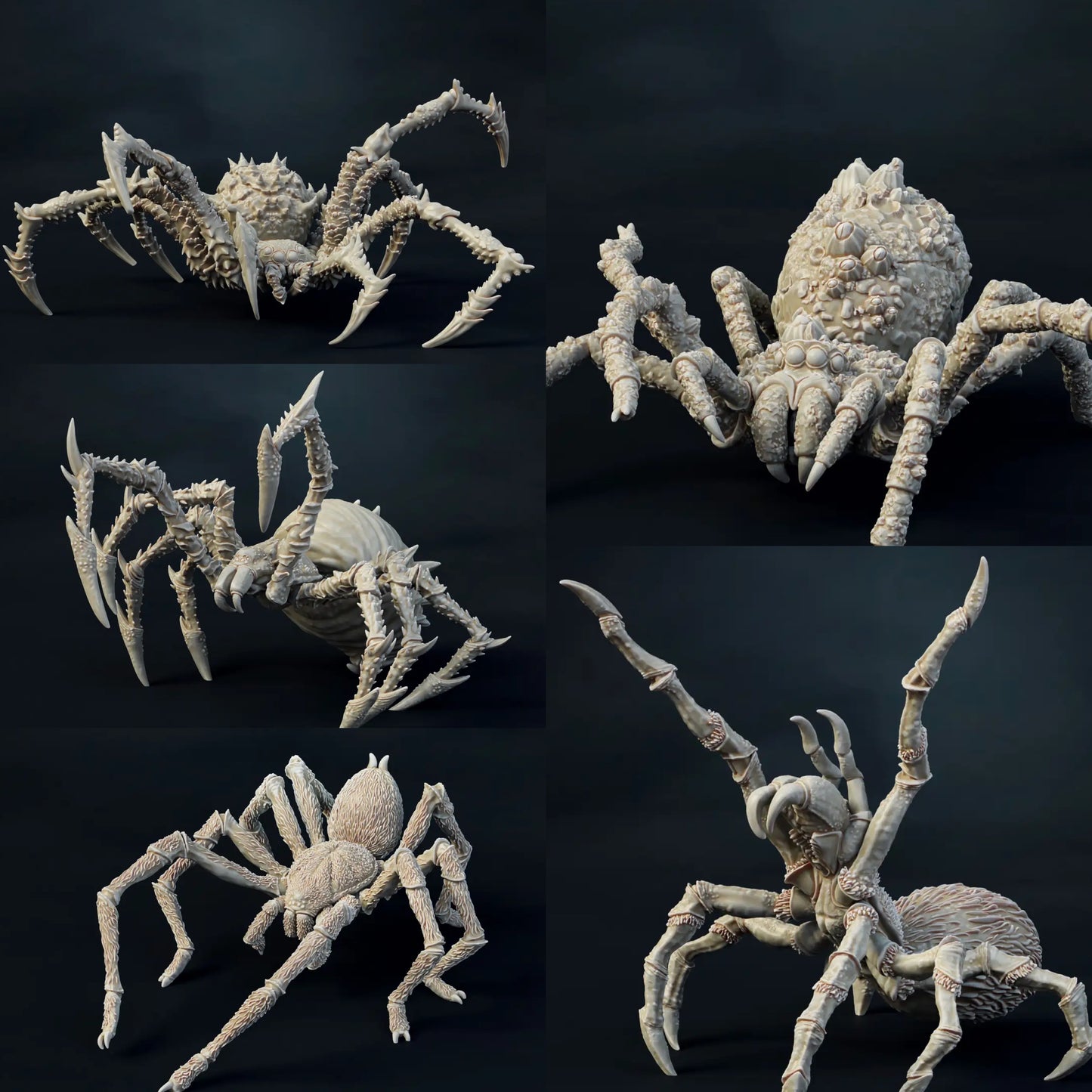 Foto del producto Tabletop 28mm The Printing Goes Ever On (TPGEO) 0: Monstruo Araña: Criaturas de Arañas de Cueva