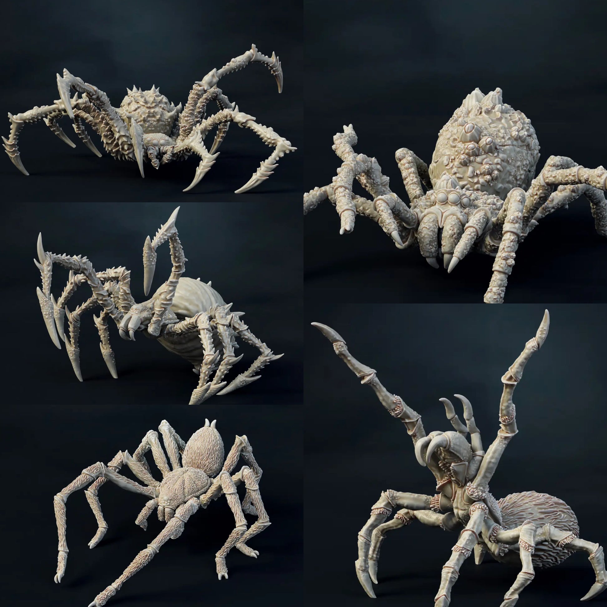 Foto del producto Tabletop 28mm The Printing Goes Ever On (TPGEO) 0: Monstruo Araña: Criaturas de Arañas de Cueva