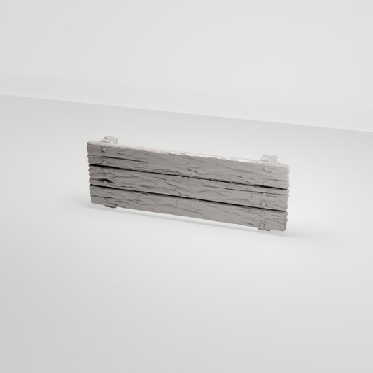 MyPortal 233 0: Terreno para diorama: barrera de madera como segmento de valla (Ref. 233D)