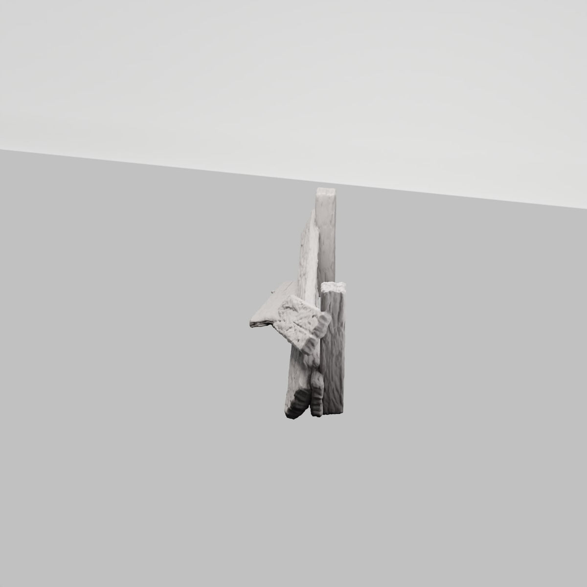 MyPortal 236 2: Terreno para diorama: Barrera de madera rota (Ref. 236D)