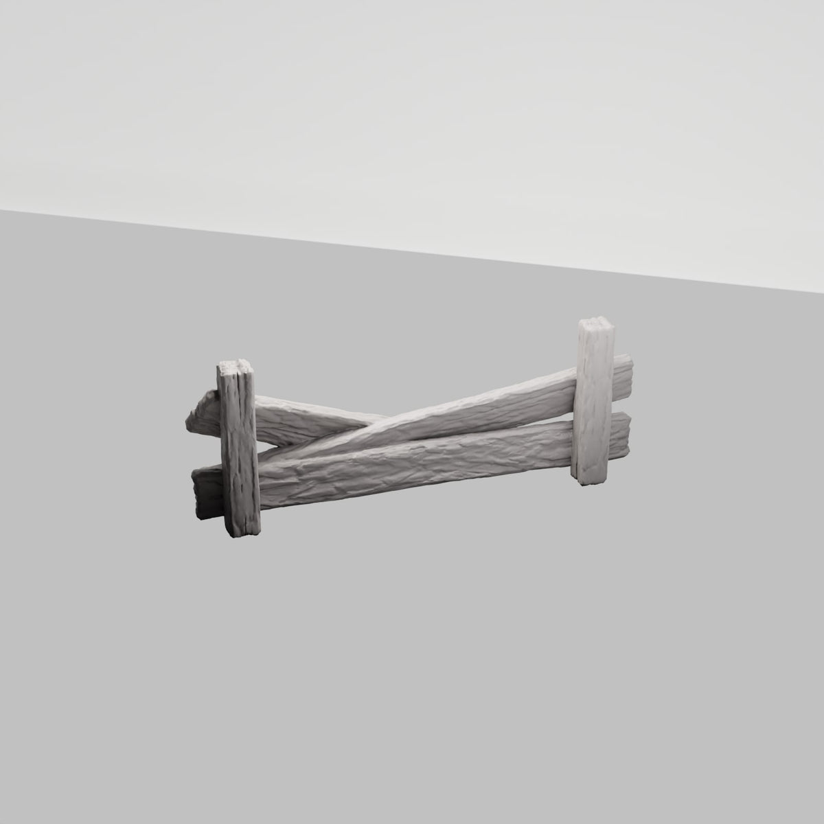 MyPortal 236 3: Escenografía para diorama: barrera de madera rota (Ref. 236D)