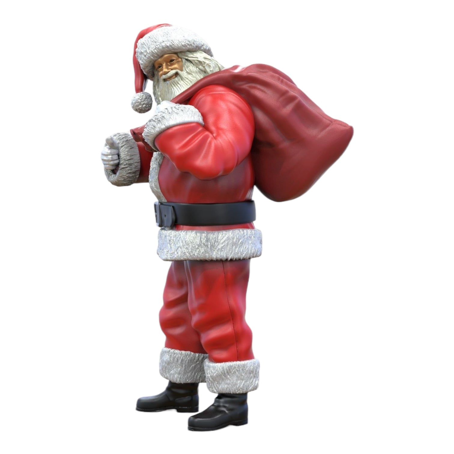 Foto del producto 0: Papá Noel con saco lleno de regalos: Santa Claus en Navidad
