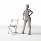 Foto 1 del producto de modelismo de diorama: mobiliario de diorama: silla de campaña plegable (Ref. 272D)
