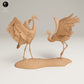 Foto del producto figura de animal diorama, modelismo: 0: figura de fauna salvaje: grúas canadienses danzantes – grandes grúas de arena (Ref 25_06_10)