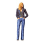 3DP Miniatures 0: Stehende Figur: Frau mit Jacke & Jeans, Hände in den Taschen (Ref. Nr. 474)