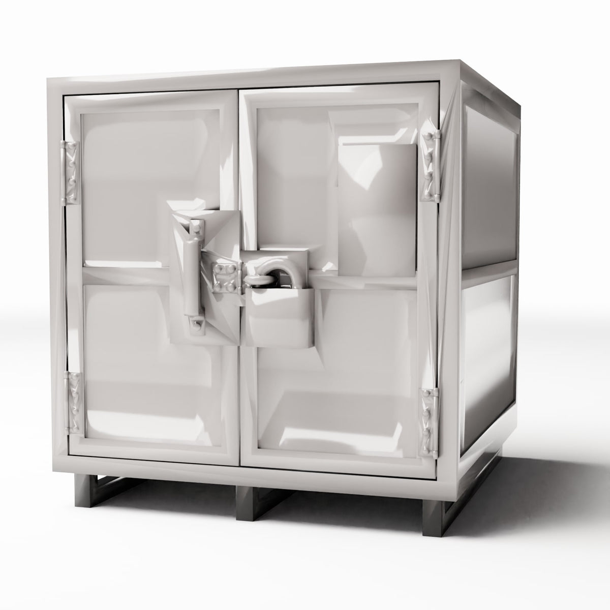 Foto de producto de modelismo de diorama 0: Diorama militar: pequeño armero con puertas dobles (Ref. 302D)