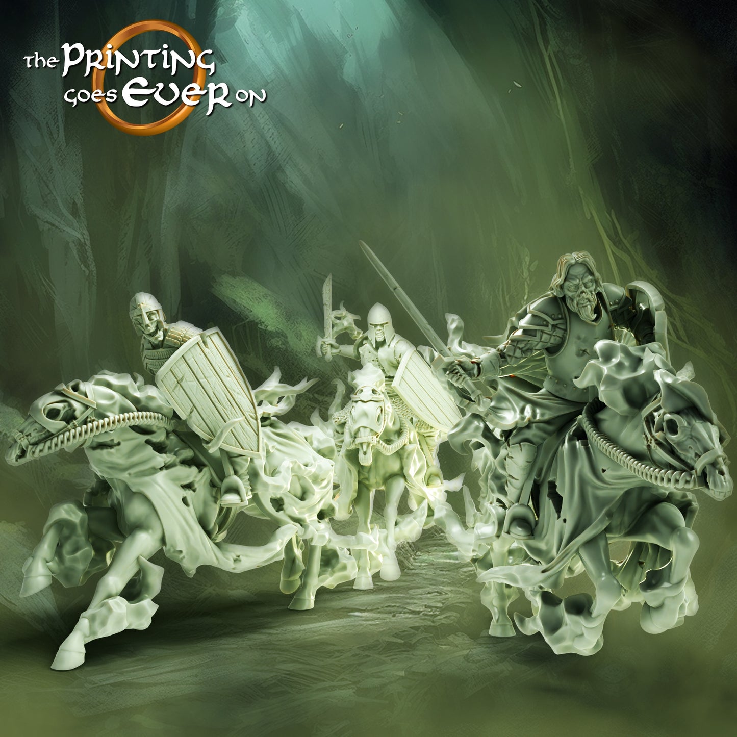 Foto del producto Tabletop 28mm The Printing Goes Ever On (TPGEO) 0: Jinete Fantasma: Guerrero de los Muertos - Ejército de los Condenados y Villanos