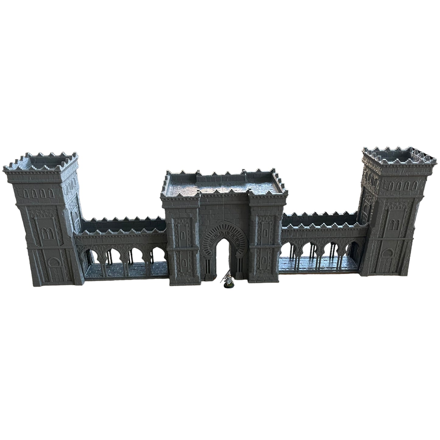Foto del producto Tabletop 28mm The Printing Goes Ever On (TPGEO) 0: Puerta oriental - Fortificación de una ciudad oriental - Puerta, torre y muralla