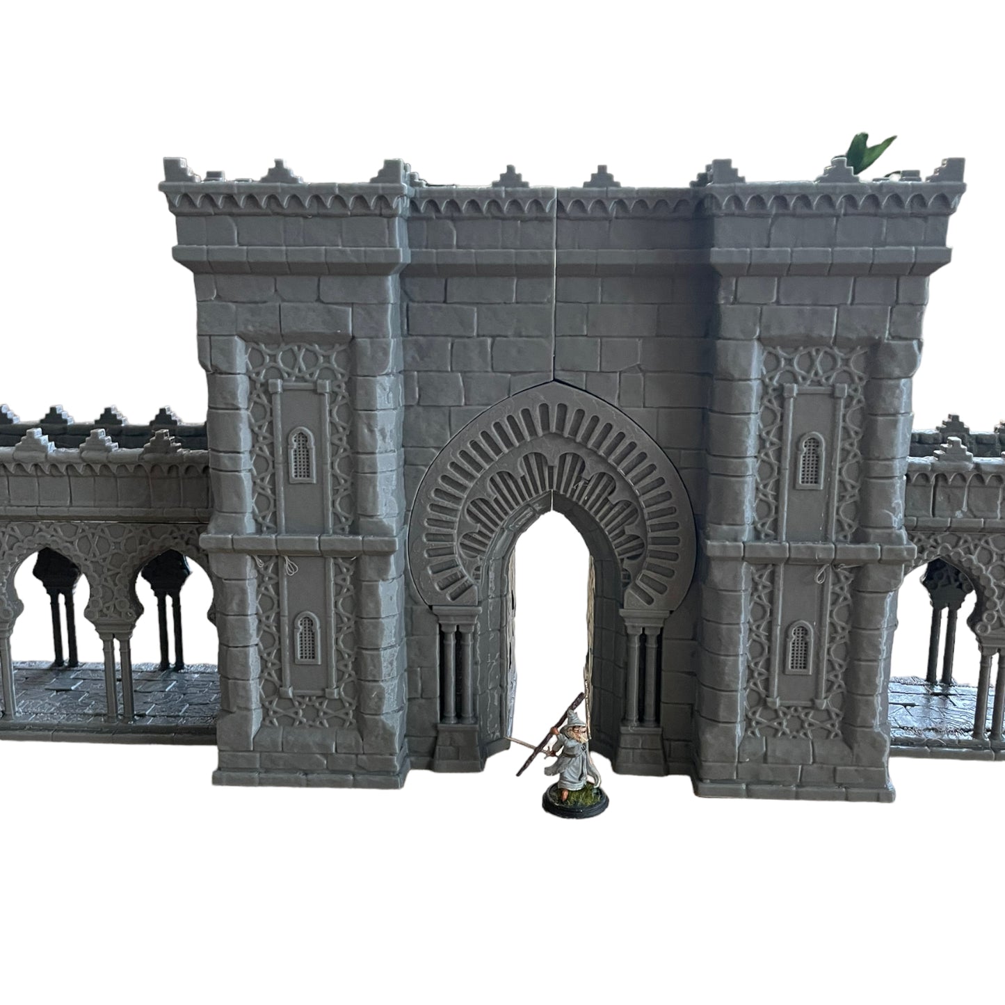Foto del producto Tabletop 28mm The Printing Goes Ever On (TPGEO) 0: Puerta oriental - Fortificación de una ciudad oriental - Puerta, torre y muralla