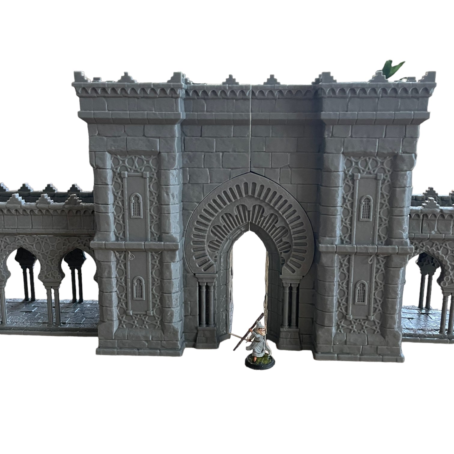 Foto del producto Tabletop 28mm The Printing Goes Ever On (TPGEO) 0: Puerta oriental - Fortificación de una ciudad oriental - Puerta, torre y muralla