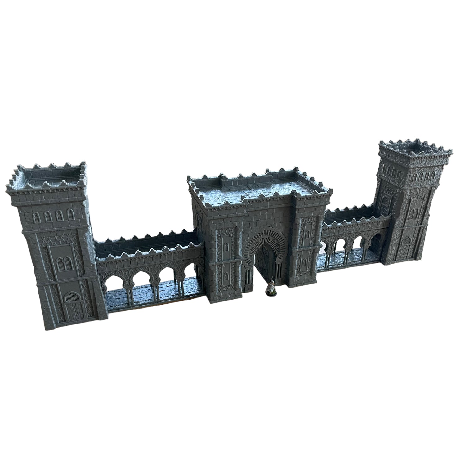 Foto del producto Tabletop 28mm The Printing Goes Ever On (TPGEO) 0: Puerta oriental - Fortificación de una ciudad oriental - Puerta, torre y muralla
