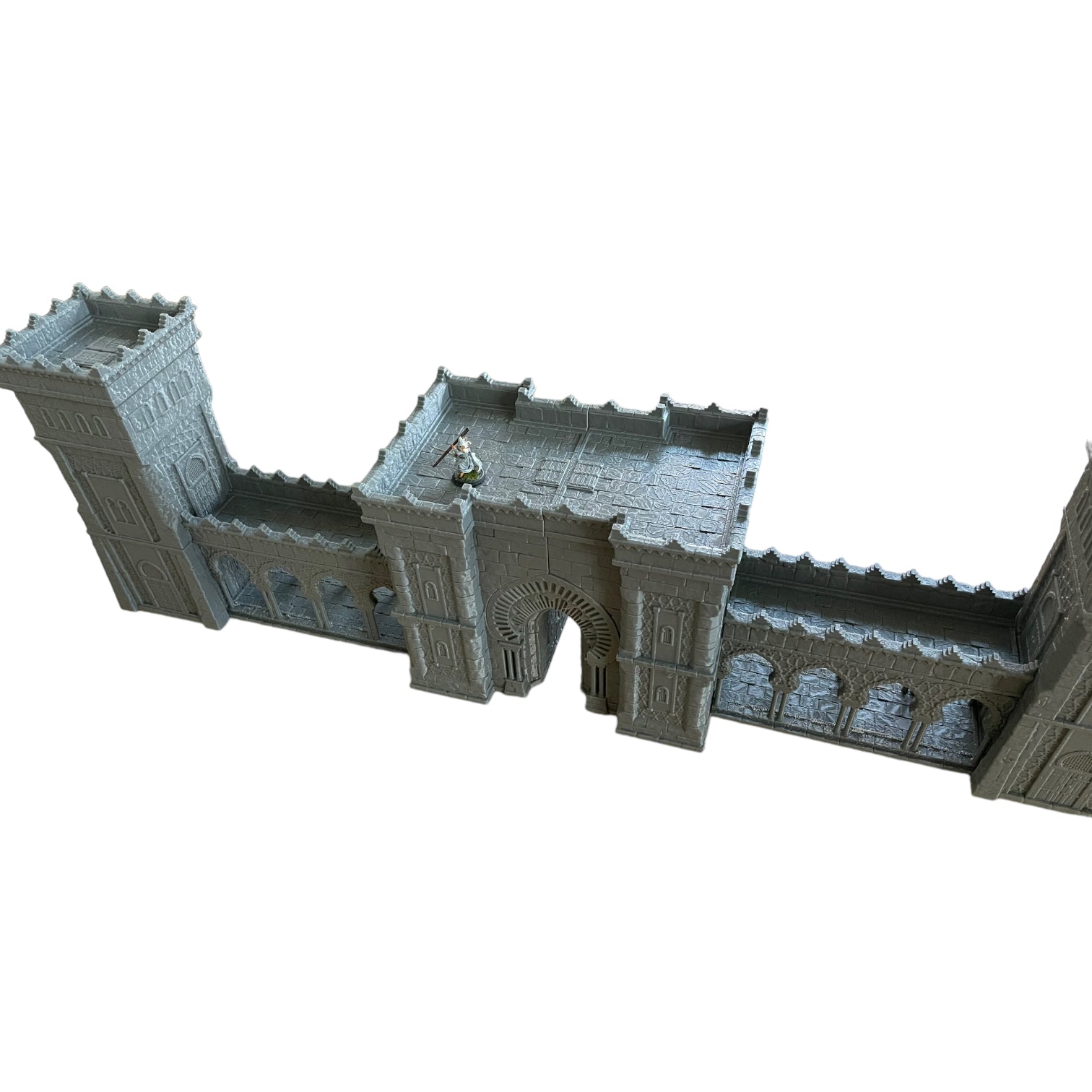 Foto del producto Tabletop 28mm The Printing Goes Ever On (TPGEO) 0: Puerta oriental - Fortificación de una ciudad oriental - Puerta, torre y muralla