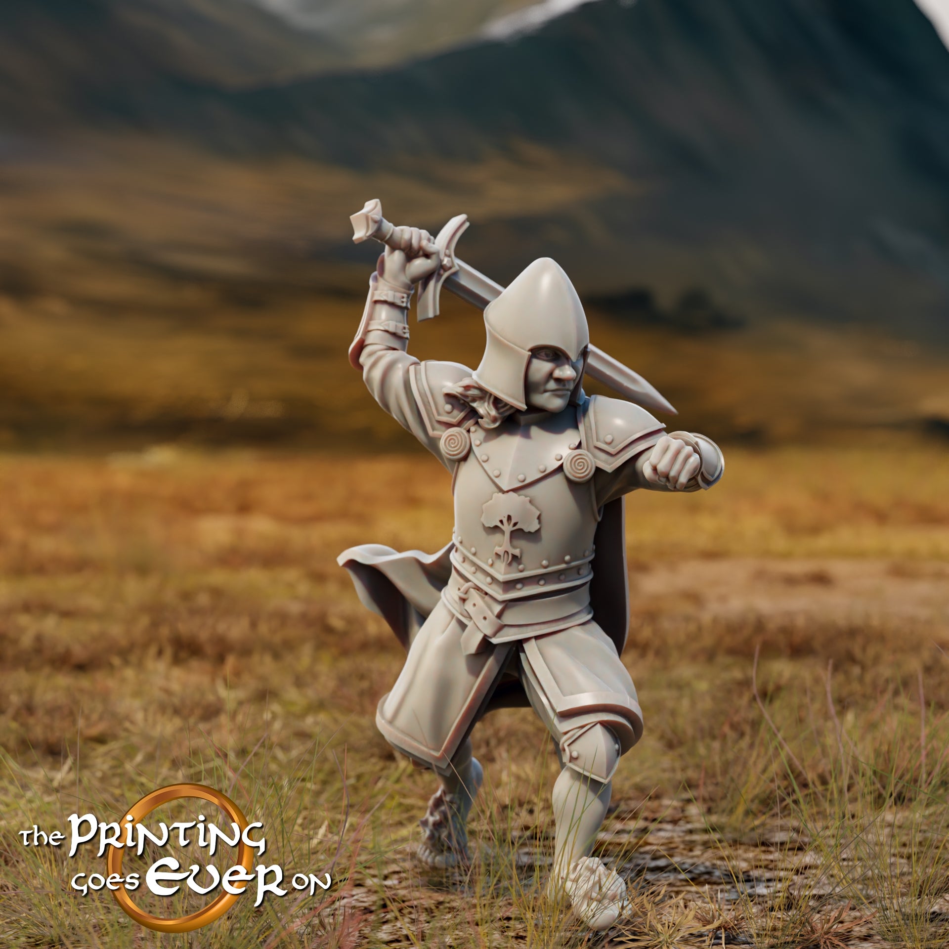 Foto del producto Tabletop 28mm The Printing Goes Ever On (TPGEO) 0: Mippin y Perry: Valientes halflings en armadura de batalla
