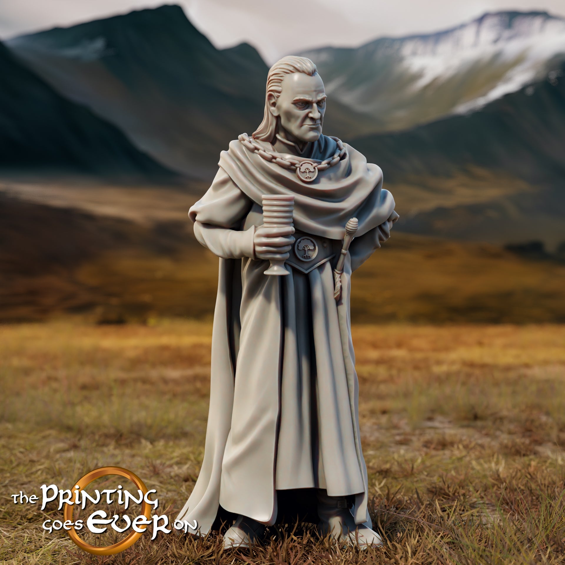 Foto del producto Tabletop 28mm The Printing Goes Ever On (TPGEO) 0: Stadthalter Denarius: Regente de Gonthan