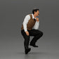 Foto del producto de modelismo de diorama 1: Figura de diorama: Hombre turco con corbata y chaleco, medio arrodillado (Ref Nr. A72)