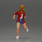 Diorama Modelismo Foto de producto 1: Figura de diorama: Joven mujer corriendo con camisa abierta y pantalones cortos, decidida (Ref Nr. A102)