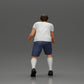 Diorama Modelismo Foto de producto 4: Miniatura de diorama: Hombre en pantalones cortos jugando al futbolín, camiseta y calcetines altos (Ref Nr. A71)