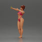 Diorama Modelismo Foto de producto 5: Miniatura de diorama: Mujer en bikini tomando un selfie en la playa, figura de pie (Ref Nr. A69)