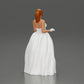 Diorama modelismo foto de producto 12: figura de diorama: miniatura de novia en vestido blanco largo con ramo de flores (Ref Nr. A132)