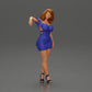 Diorama Modelismo Foto de producto 1: Figura de diorama: Miniatura de diorama - Figura en vestido azul y tacones altos en pose elegante (Ref Nr. A127)