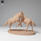 Produktfoto Tier Figur Diorama, Modellbau: 0: Wildtier Figur: kämpfende Przewalski-Pferde (Ref 24_12_02)