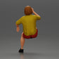 Diorama modelismo foto de producto 4: Miniatura: Mujer joven sentada en una silla, pierna cruzada, bebiendo de una taza (Ref Nr. A57)