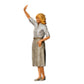 3DP Miniatures 3: Stehende Figur: Frau mit erhobener Hand zum Gruß & Hand in Tasche (Ref. Nr. 506)