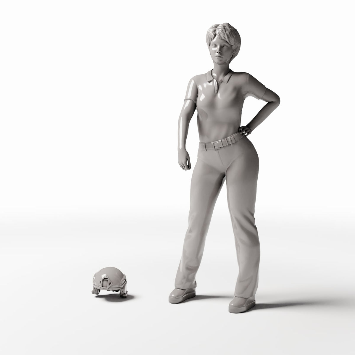 Diorama Modellbau Produktfoto 1: Diorama Militär: Moderner Soldatenhelm (Ref. 405D)