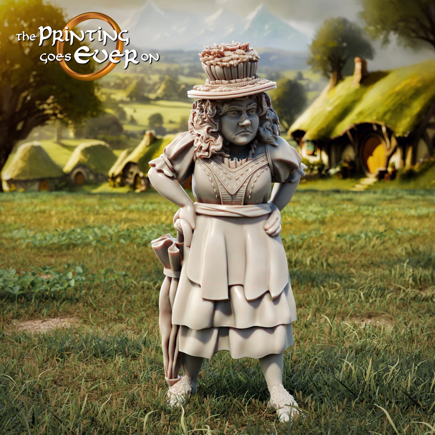 Foto del producto Tabletop 28mm The Printing Goes Ever On (TPGEO) 0: Halflings aldeanos - Habitantes en la vida cotidiana