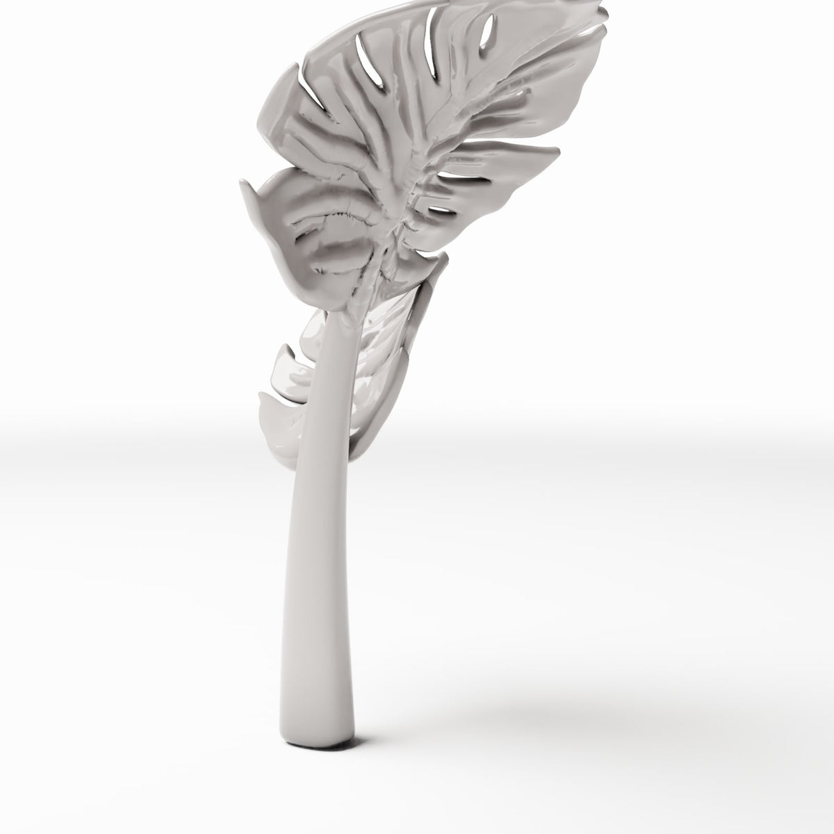 Foto de producto de modelismo de diorama 2: planta de Monstera con hojas hendidas (Ref. 478D)